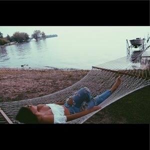 Strapless White Bikini w/ Straps
